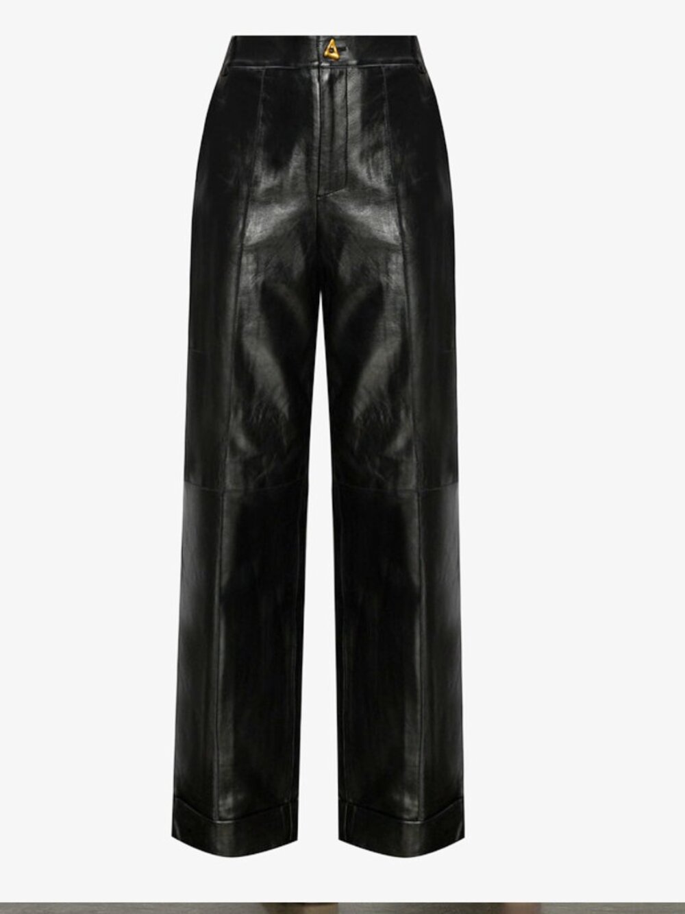 AERON Black Leather Pants SMALL